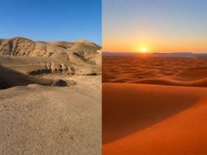 agafay desert vs sahara desert